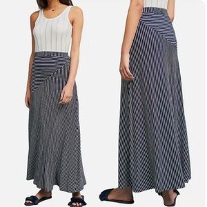 Anthropologie Sunday In‎ Brooklyn Striped Jersey Knit Skirt